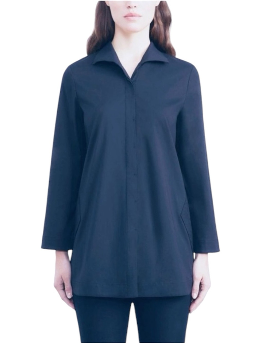 Lafayette 148 New York Marla Tunic Top Small